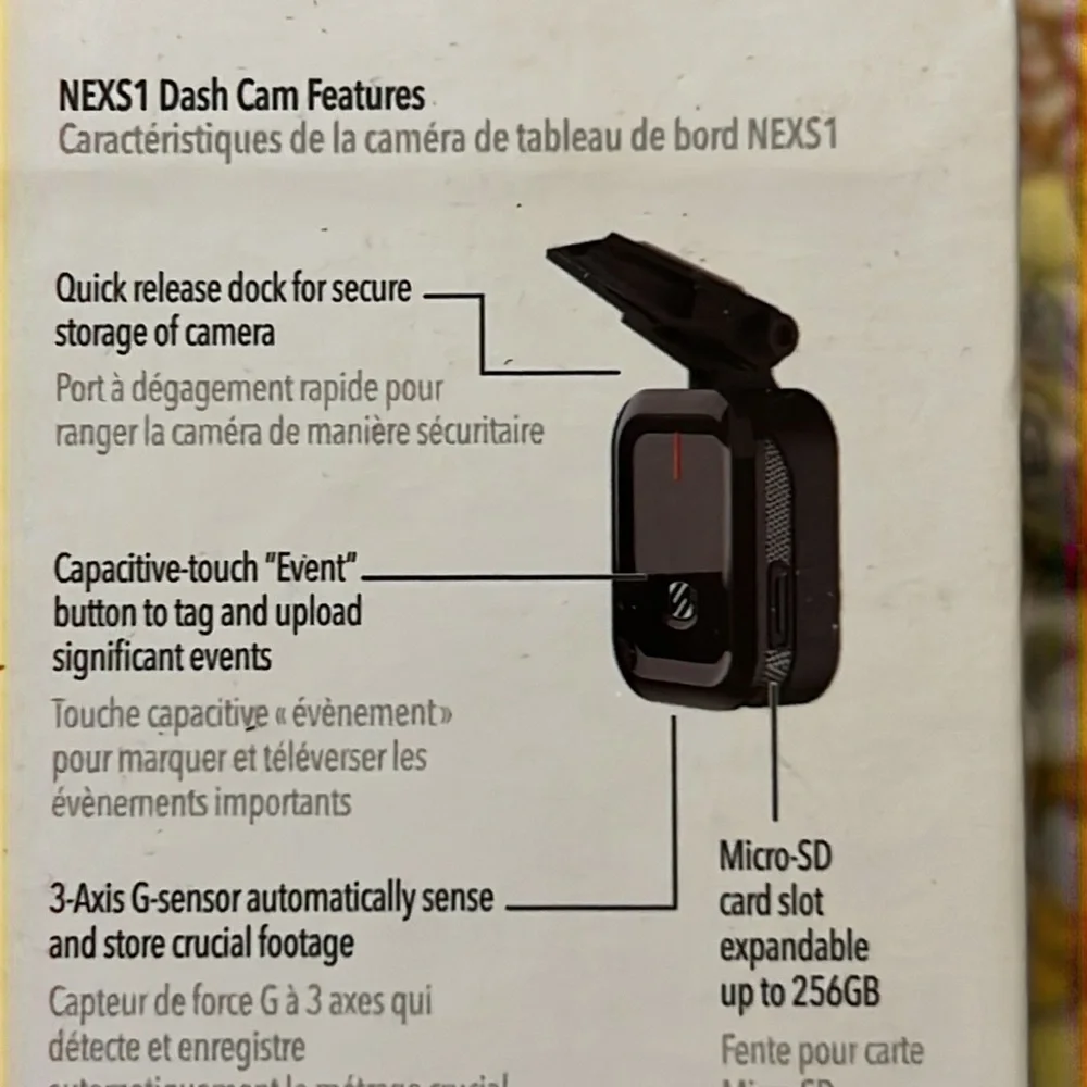 Scosche full hd smart dash cam NEXS1 new Nexar safetech